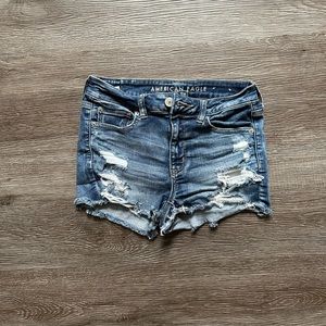 American eagle jean shorts